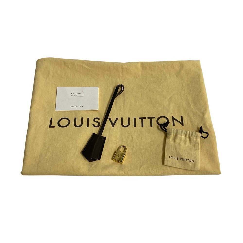 LOUIS VUITTON Authentic Brown Damier Leather Tote Bag - Picture 9 of 9